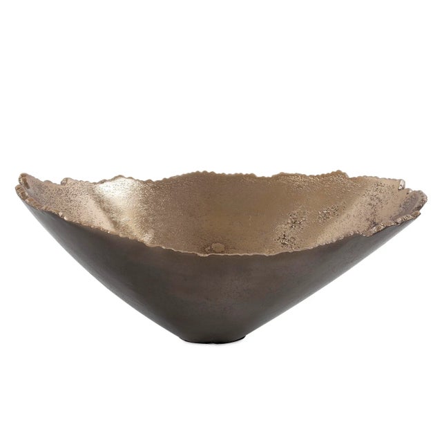 Kenneth Ludwig Chicago The Baniff Jagged Edged Deep Bowl, Large For Sale - Image 4 of 11