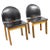 Girgi Dining Chairs in Leather by Tobia & Afra Scarpa, Set of 2 For Sale