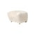 Off white natural oak sheepskin the tired man footstool by Lassen Dimensions: W 55 x D 53 x H 36 cm Materials: Sheepskin...