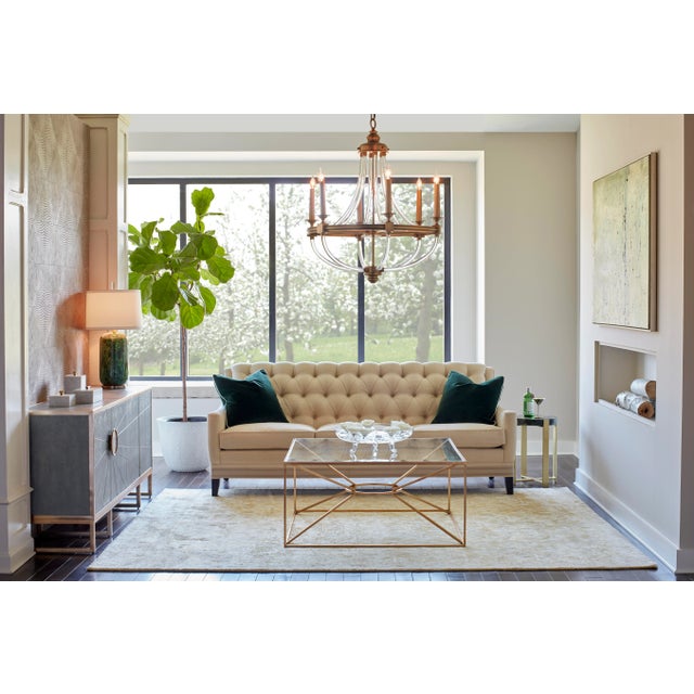 Transitional Tall Merle Square Box For Sale - Image 3 of 7