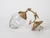 Spanish Revival 1950s Spanish Empire Cast Brass Dragon Sconces With Cut-Glass Acorn Shades - Set of 4 For Sale - Image 3 of 12