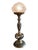 1940s Vintage Art Deco Table Lamp in Brass, 1940 For Sale - Image 5 of 6