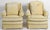 Sherrill Furniture Pair Sherrill Finely Upholstered Lounge Chairs For Sale - Image 4 of 9