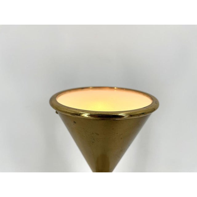 Metal Mid-Century Brass Clessidra Table Lamp by Angelo Lelli for Arredoluce, 196, 1960 For Sale - Image 7 of 10