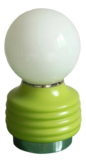 Space Age Italian Glass Pisellino Table Lamp, 1960s