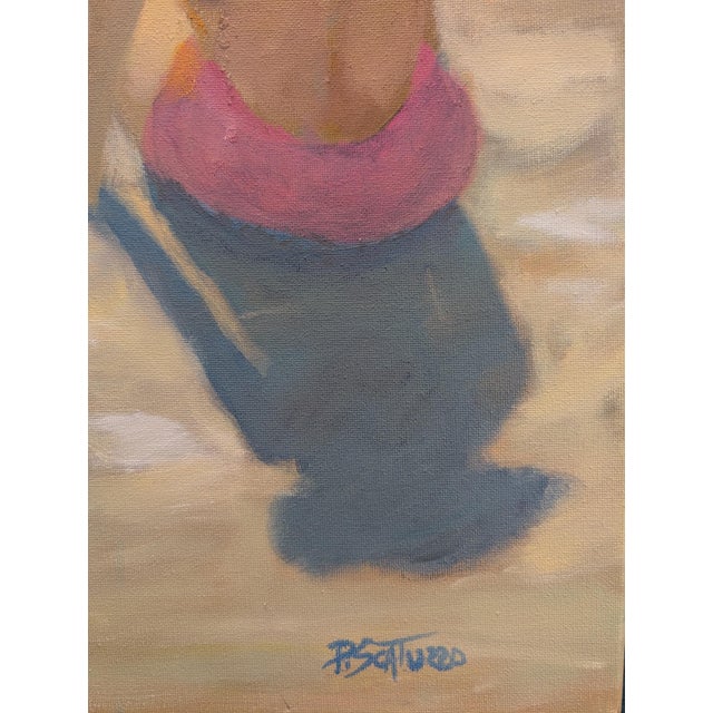 Figurative Casting Shadows - 18x24" Oil on Canvas by Paul Scaturro (b.1961) For Sale - Image 3 of 5