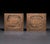 Pair of Secessionist Reliefs Made After Georg Klimt, Sculptural Golden Bas Relief With Female Profiles, Wall Object For Sale - Image 18 of 18