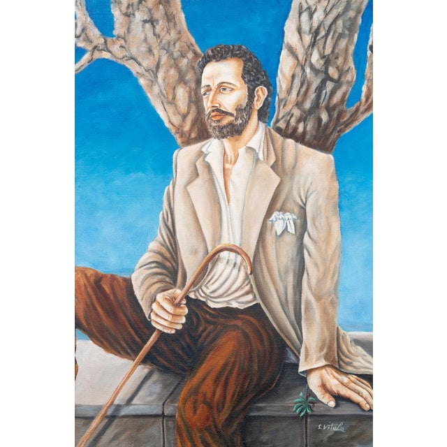 Agnelli, 2000, Oil Picture on Canvas, Framed For Sale - Image 3 of 16