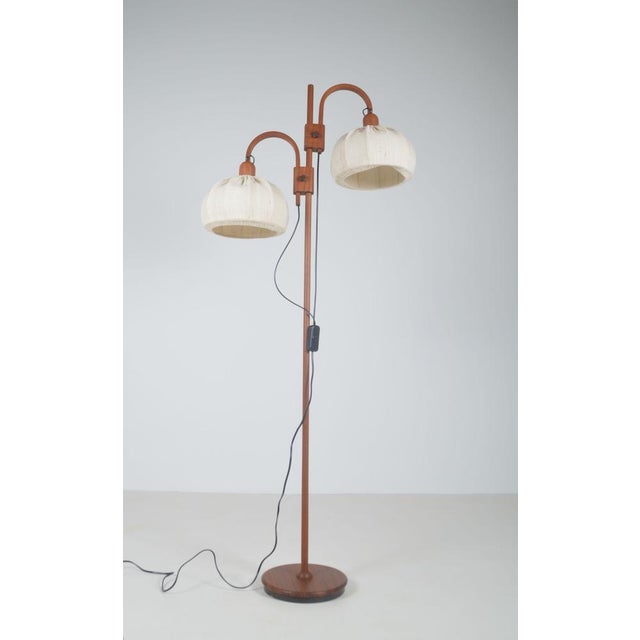 Beige Scandinavian Floor Lamp from Domus, 1970s For Sale - Image 8 of 8