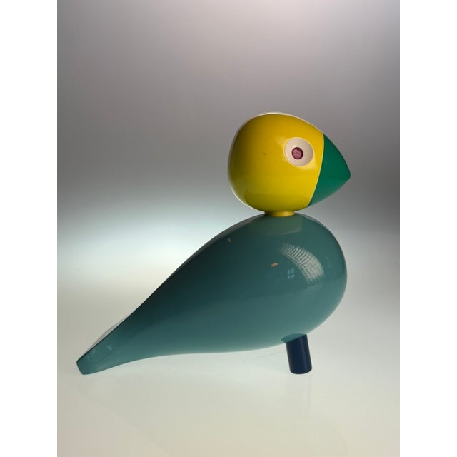 Danish Songbird Figurine in Painted Wood by Kay Bojesen For Sale - Image 6 of 7