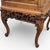 Brown 1940s Continental Carved Walnut Sideboard Cabinet With Sculptural Apron For Sale - Image 8 of 18
