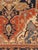 Persian Antique Persian Serapi Carpet Handmade Oriental Rug Light Blue, Ivory, Rusty Red For Sale - Image 3 of 18