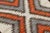 Ivory Contemporary Modern Navajo Style Wool Rug – Terracotta, Grey, & Ivory Chevron For Sale - Image 8 of 8