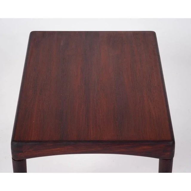Mid-Century Modern Vintage Danish Side Table in Rosewood by H.W. Klein for Bramin, 1960s For Sale - Image 3 of 8