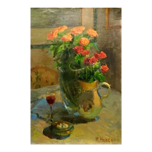 2003 "Still Life" Igor Nevsky Original Oil Painting on Canvas