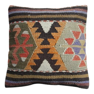 1970s Turkish Kilim Pillow Cover For Sale