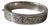 Antique Sterling Silver Etched Design Art Deco Bracelet For Sale