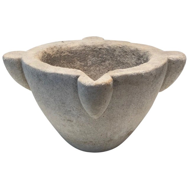 Stone Marble Mortar from 18th Century For Sale - Image 7 of 7