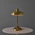 1940s Giovanni Michelucci Patinated Brass Ministerial Desk Lamp for Lariolux For Sale - Image 10 of 17