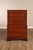 Henkel Harris Chippendale Style Cherry Tall Chest For Sale - Image 15 of 18