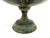 Vintage Verdigris Brass Urn With Scroll Handles on Pedestal Base - Neoclassical, Traditional, Classical For Sale - Image 11 of 12