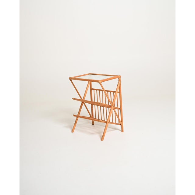 Vintage Scandinavian Magazine Rack, 1960s For Sale - Image 3 of 9