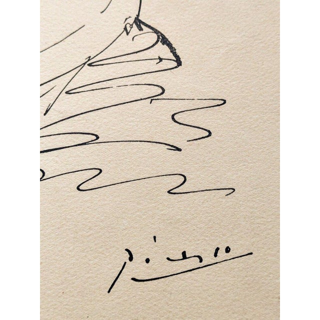 1950s Pablo Picasso, Double Portrait, Hand-Signed Lithograph, 1954, Framed For Sale - Image 5 of 9