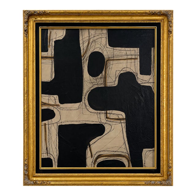 Constructed Memory by Murray Duncan, 2026, Mixed Media on Board, Gilded Frame 2026 For Sale