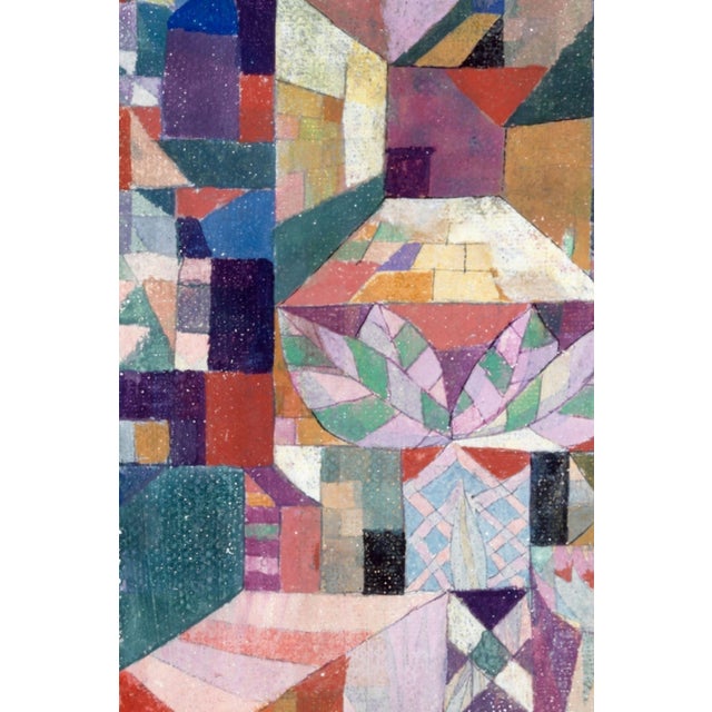 Paper 1919 Burggarten Modernist Multicolor Fine Art Print by Paul Klee — 9" X 11" For Sale - Image 7 of 9