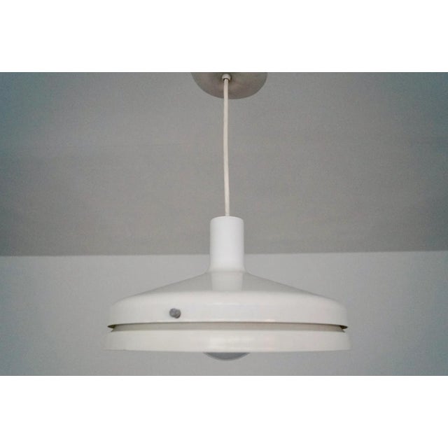Louis Poulsen 1950's Mid-Century Modern Aluminum Light Fixture For Sale - Image 4 of 13