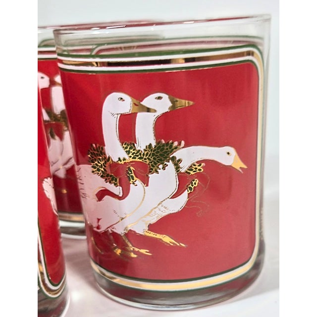 Culver Christmas Geese- Set of Four For Sale - Image 10 of 12