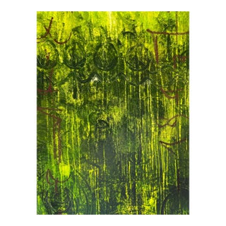 Luis Kaiulani Abstract Painting on Canvas Titled Genesis 1361 For Sale