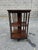 Early 20th Century Pair of Edwardian Style Revolving Mahogany Inlaid Bookcase Side Tables For Sale - Image 11 of 16