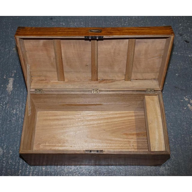Antique English Camphor Wood Storage Trunk, 19th Century For Sale - Image 16 of 18