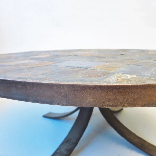 Mid-Century Modern Brutalist Coffee Table, 1970s For Sale - Image 3 of 10