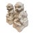 Pair Vintage Blanc De Chine Foo Dogs For Sale