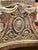 Beautifully ornate details of bulls, floral, faces and traditional patterns on a silver toned heavy and well constructed...