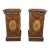 Vintage French Louis XVI Style Parquetry and Ormolu Display Pedestals - Pair For Sale