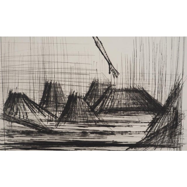 Bernard BUFFET: The Arrival of Cyrano, Original Engraving For Sale - Image 3 of 6