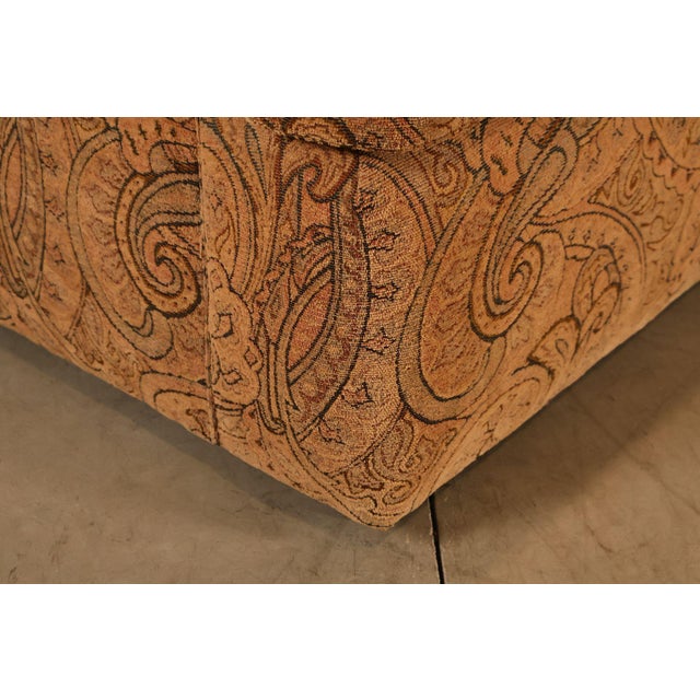 Kravet Paisley Upholstered Rolled Arm Sofa For Sale - Image 13 of 18