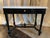 Napoleon 3 Black Lacquered Table W/ Marble Top For Sale - Image 6 of 6