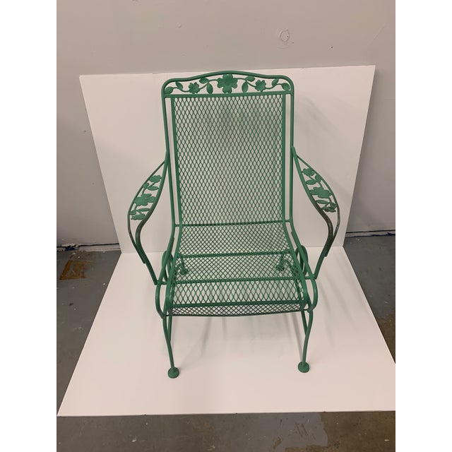 Vintage Green Russell Woodard Coil Spring High Back Patio ... (640 x 640 Pixel)