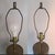 Vintage Mid-Century Modern Oak and Brass Cylinder Table Lamp For Sale In West Palm - Image 6 of 13