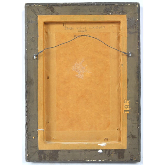 Fine James Champney Painting in Giltwood Frame Signed & Dated For Sale In New York - Image 6 of 7