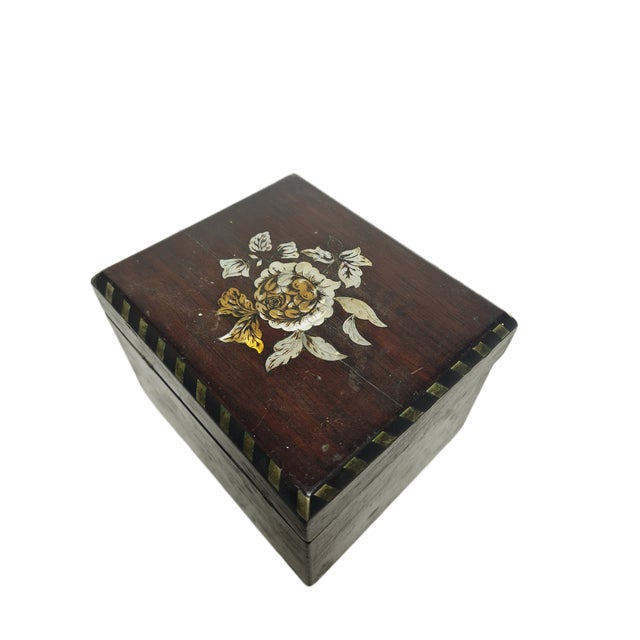 German Art Nouveau Box with Marquetry, 1900s For Sale - Image 16 of 18