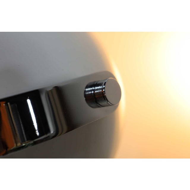 Robert Sonneman 1970s Sonneman 3-Arm Oscillating Floor Lamp in Chrome and White For Sale - Image 4 of 8