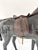 Black Vintage Black Equestrian Horse Sculpture With Leather Saddle & Bridle For Sale - Image 8 of 12