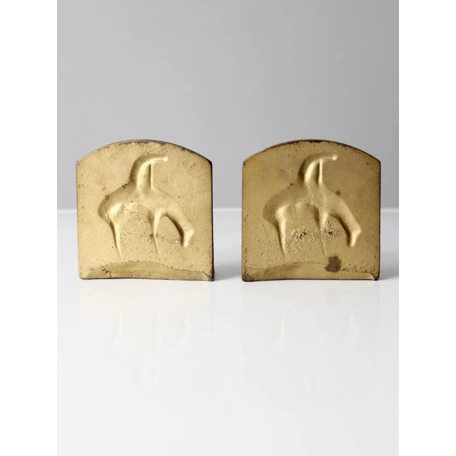 Vintage End of Trail Bookends For Sale - Image 6 of 11