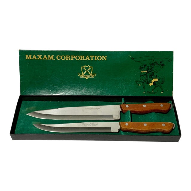 Vintage Maxam Japan Knife Set- 2 Pieces For Sale