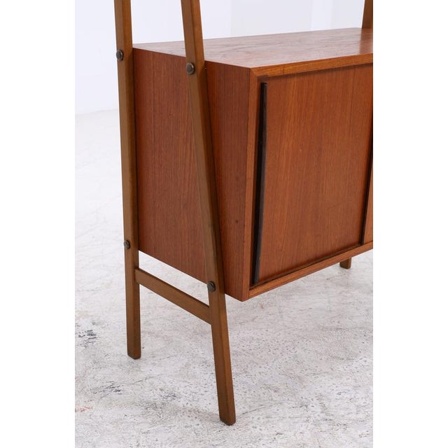 Mid-Century Modern Teak Shelving Unit For Sale - Image 15 of 18